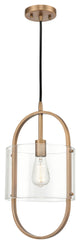 Innovations 371-1P-BB-CL-LED 1-Light Mini Pendant, Brushed Brass