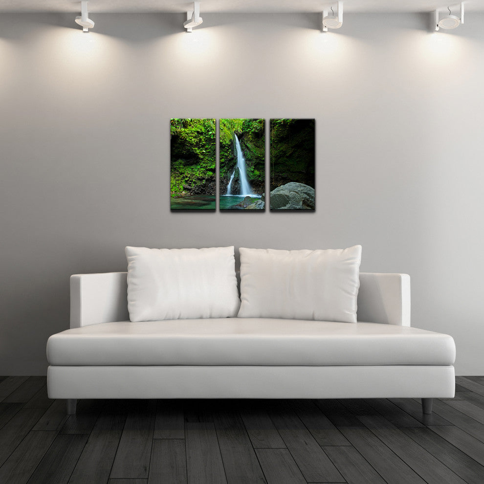 Ready2hangart 'Waterfall' 3-PC Acrylic Art Set