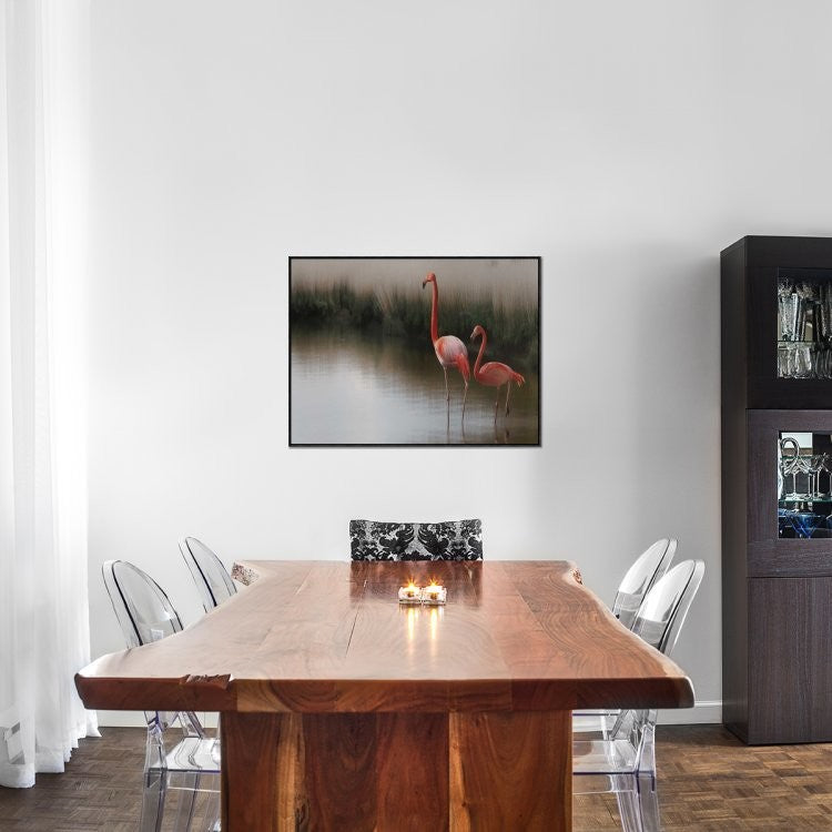 "Untitled" Framed Canvas Giclee by Anna Cseresnjes, 37x28"