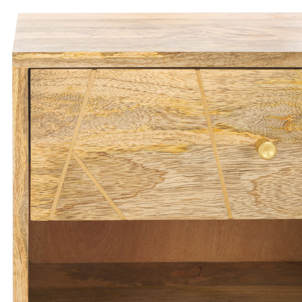 Safavieh Marigold Nightstand, Natural