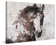 "Gorgeous Horse" Painting Print on Wrapped Canvas, 36"x24"