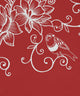Morning Birds, Floral Print Napkin, Coral, Set of 4