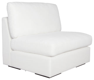 Uttermost Refuge Armless Arctic White Sofa