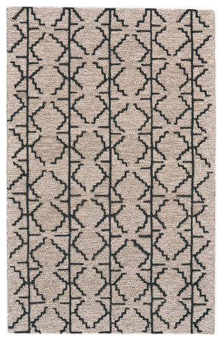 Weave & Wander Fadden Rug, Charcoal/Gray, 5'x8'