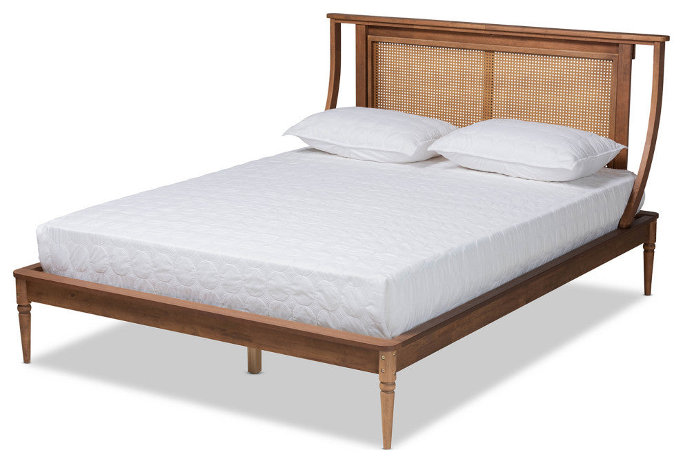 Loreta Transitional Queen, Walnut Brown