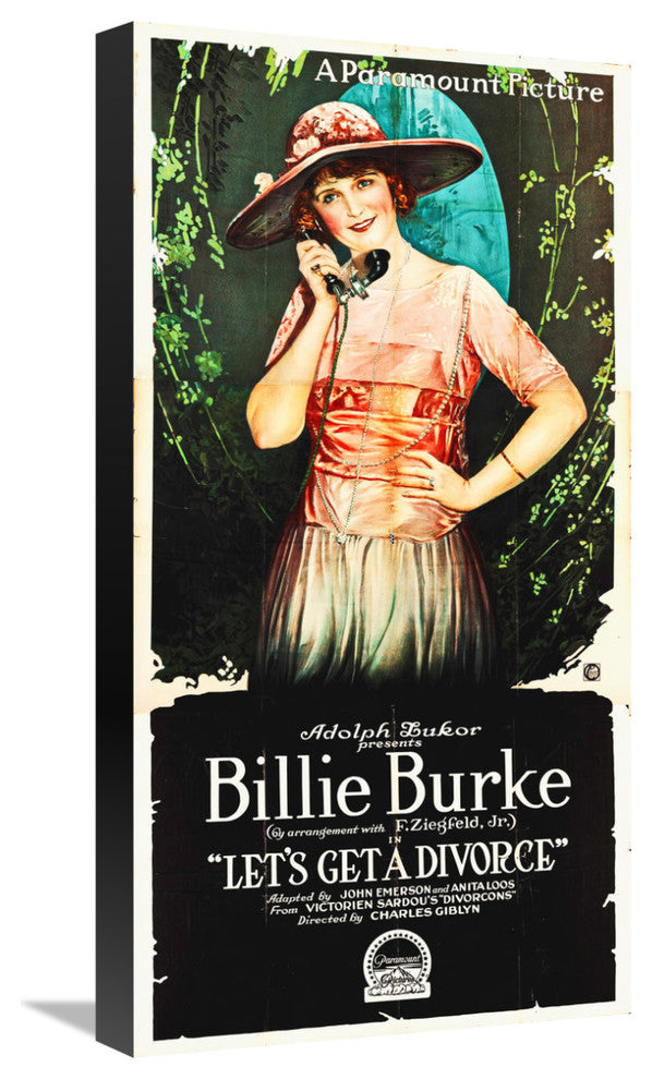 "Let's Get A Divorce" Stretched Canvas Giclee by Hollywood Photo Archive, 12x24"