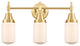 Innovations 447-3W-SG-G311 3-Light Bath Vanity Light, Satin Gold