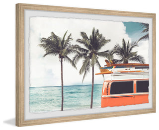 "Van Life" Framed Painting Print, 12x8