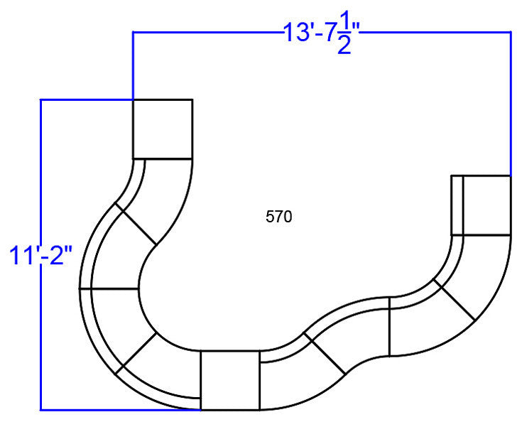 Hercules Alon Series Black Leather Reception Configuration, 11 Pieces