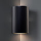 Ambiance Cylinder Corner Sconce Wall Sconce, Matte Black, Dedicated LED