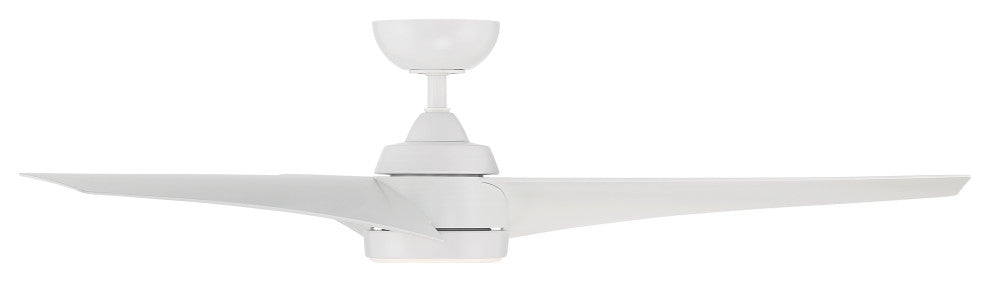 Sonoma Indoor/Outdoor 3-Blade Smart Ceiling Fan 56" Matte White, Light Kit