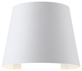 Cone Marine Grade Adjustable Wet Location LED Wallwasher, White Finish