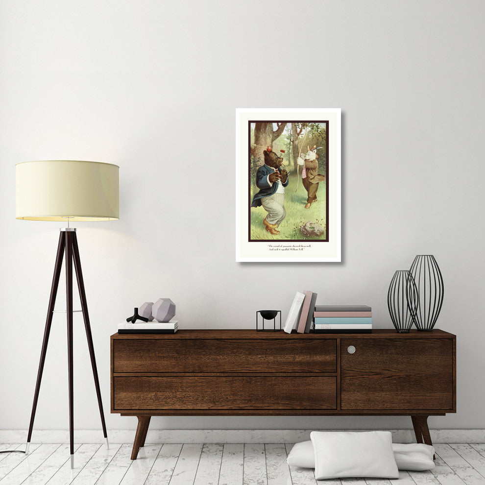 "Teddy Roosevelt's Bears: William Tell" Paper Print by R.K. Culver, 26"x38"