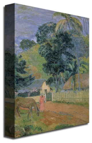 'Landscape, 1889' Canvas Art by Paul Gaugin