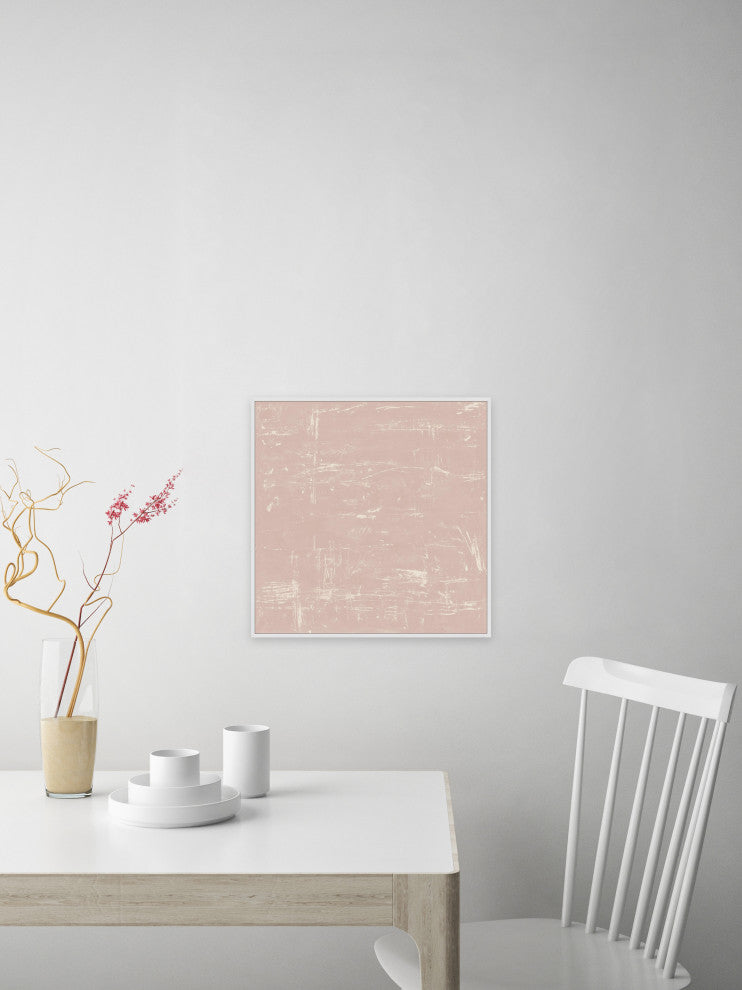 "Illusion and Reality" Floater Framed Painting Print on Canvas, 32x32
