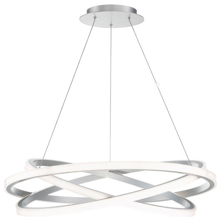 Veloce 36" LED Chandelier 3000K, Titanium