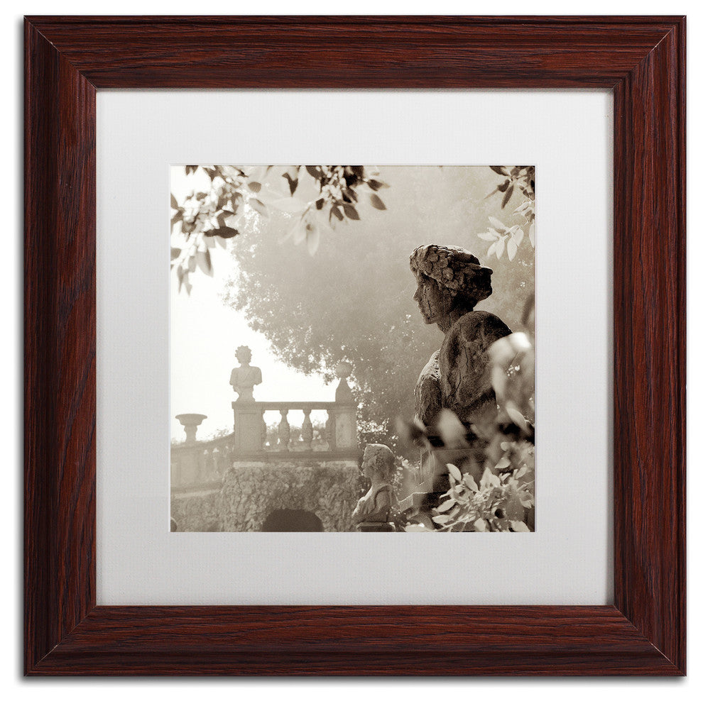 Alan Blaustein ''Tuscany VIII'' Art, Wood Frame, White Mat, 11x11