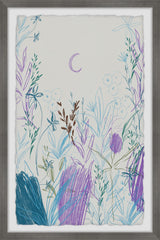 "Purple Scenery" Framed Painting Print, 16x24