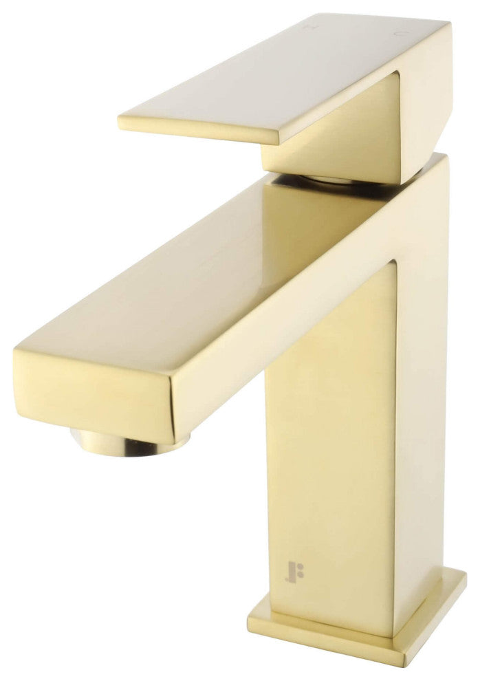 Fine Fixtures Modern Single Hole Bathroom Sink Faucet with Pop-up Drain