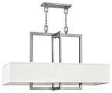 Hinkley Hampton Medium Four Light Linear, Antique Nickel