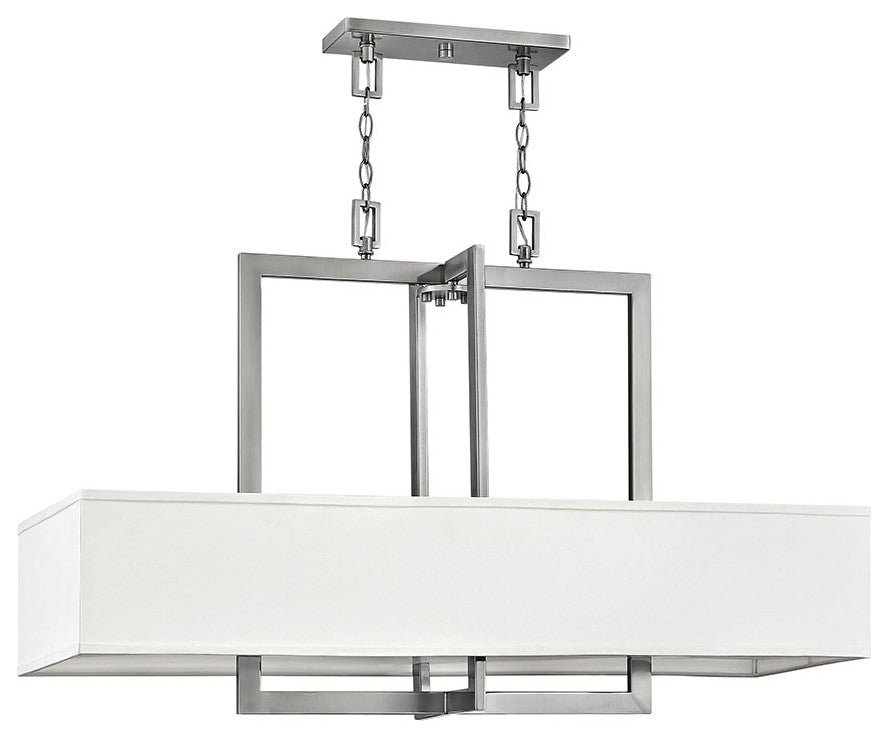 Hinkley Hampton Medium Four Light Linear, Antique Nickel