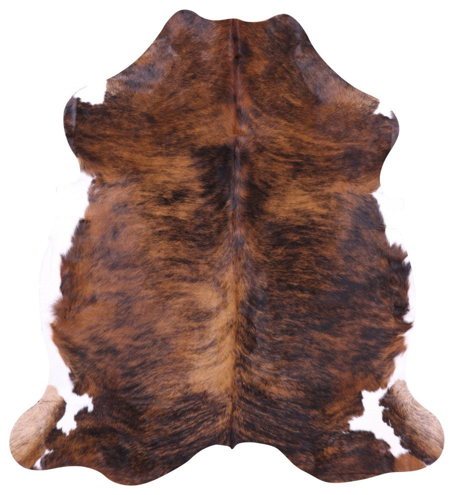 Brindle Natural Cowhide Rug 6' 7" X 6' 1" C2315