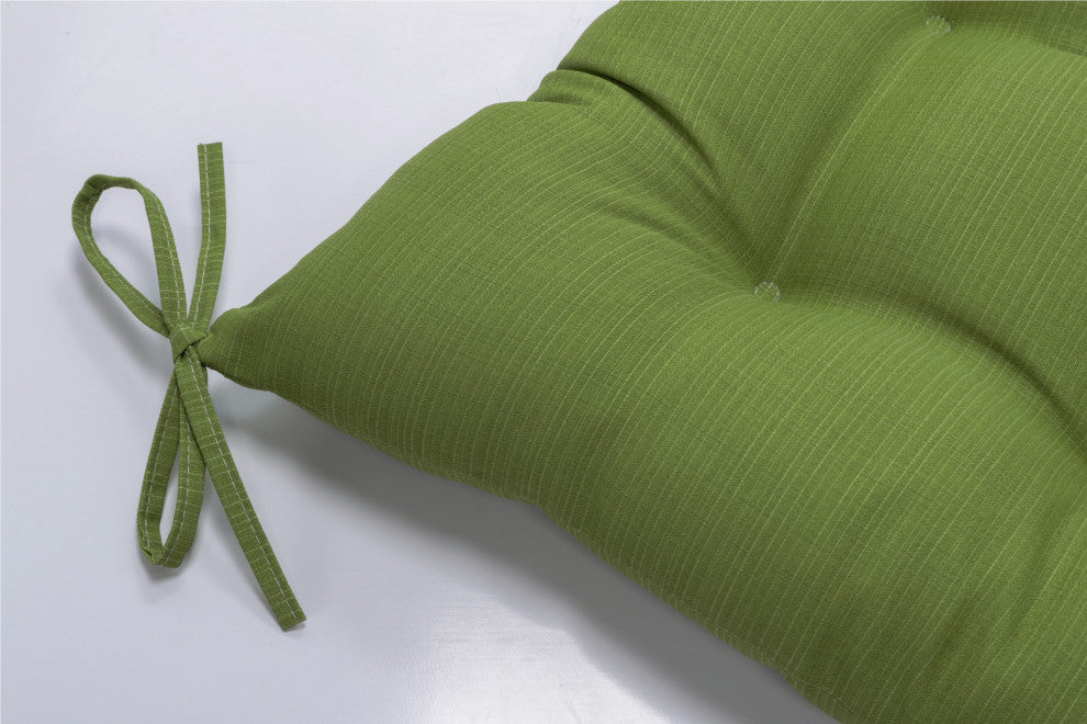 Forsyth Wrought Iron Loveseat Cushion, Green