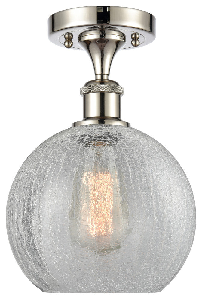 Innovations Lighting 516-1C-PN-G125-8-LED Athens 1 Light 8" Semi-Flush Mount