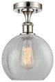 Innovations Lighting 516-1C-PN-G125-8-LED Athens 1 Light 8" Semi-Flush Mount