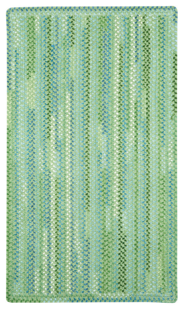 Capel Waterway Green 0470_200 Braided Rugs - 7' 6" Round