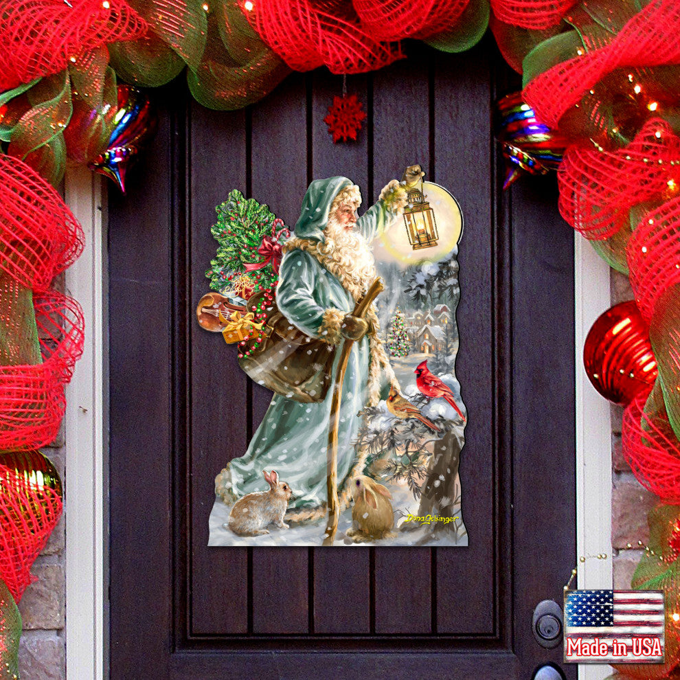 Saint Nicholas Christmas Door Decor