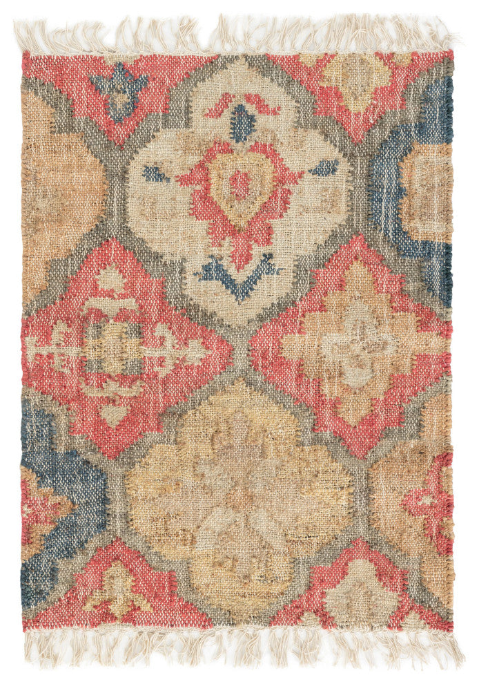 Dash & Albert Pali Multi Handwoven Jute Rug, Multi, 2' x 3'