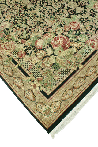 Pak-Persian Dantina Black/Light Brown Rug, 7'10x10'4