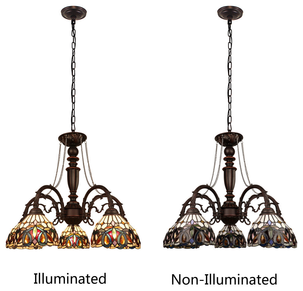 Serenity Victorian-Style 5-Light Large Chandelier 27" Wide