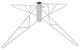 Vickerman 28" White Tree Stand 8.5'-9.5' (1.25") - A800003W
