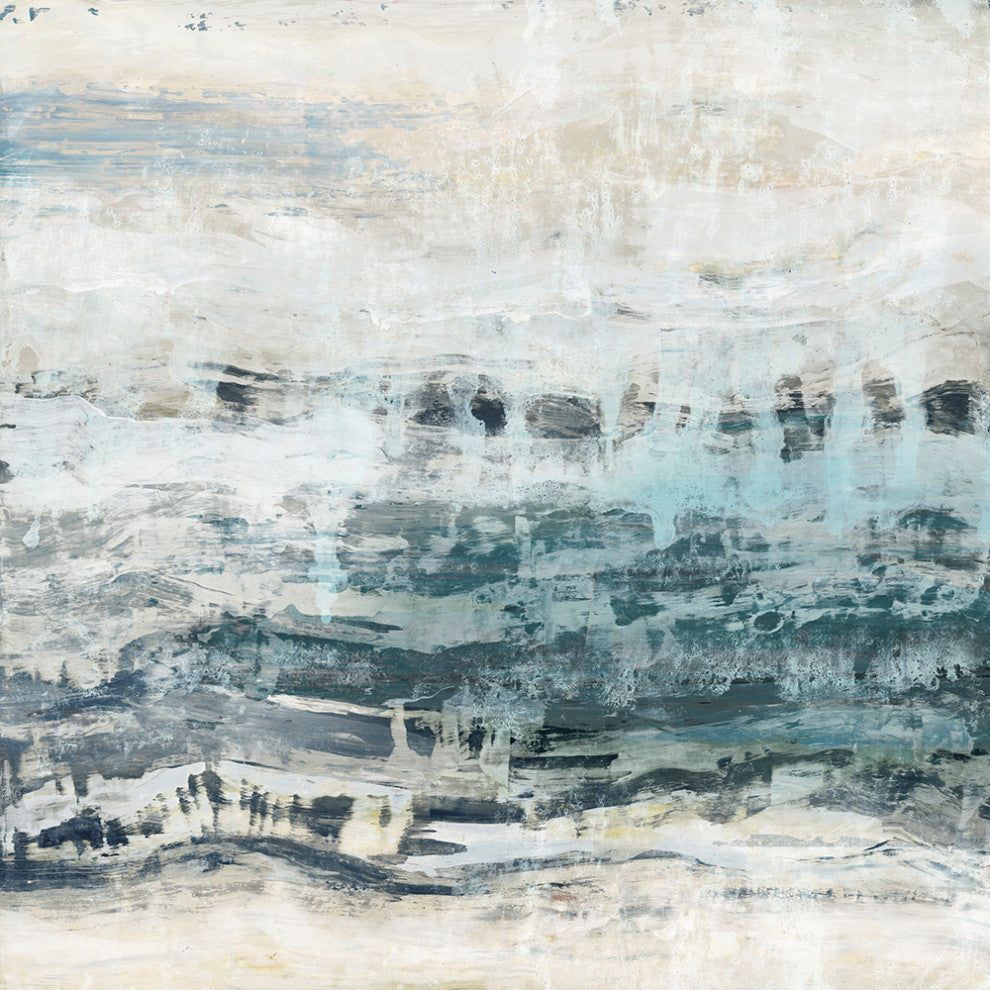 "Black Waves" Fine Art Giant Canvas Print, 72"x72"