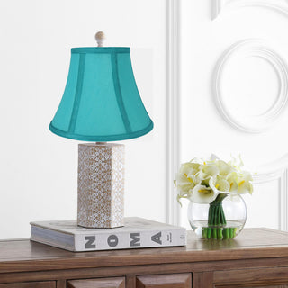 Bell Lamp Shade, 5x9x7", Teal, Set of 2