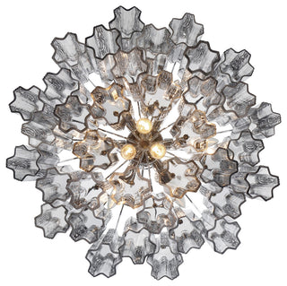 Crystorama Lighting Group ADD-308-SM Addis 9 Light 22"W Waterfall - Polished