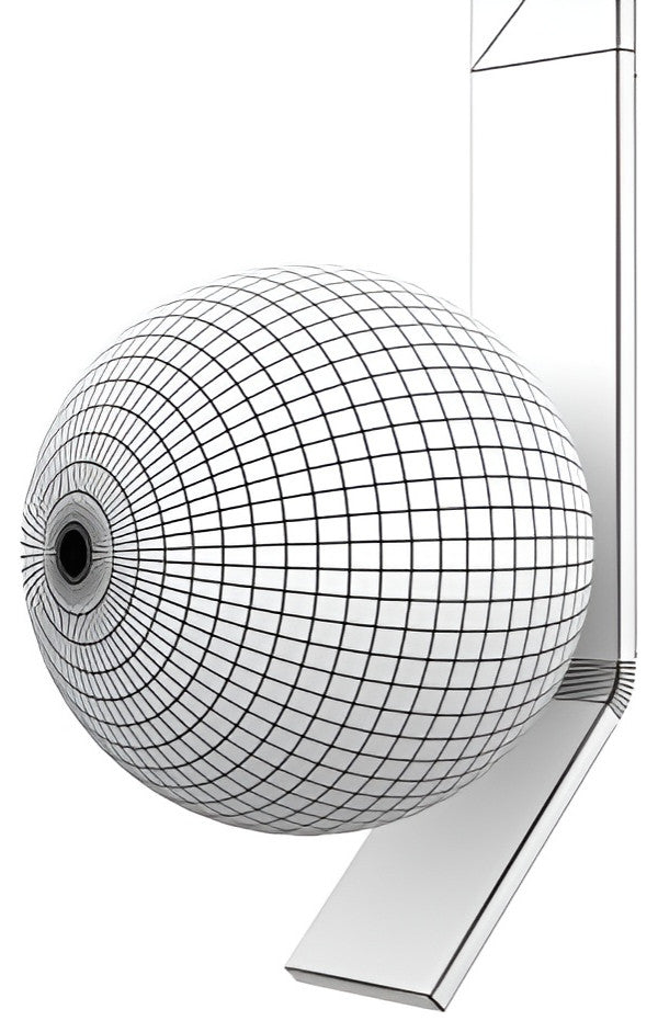 Creative Wall Lamp in the Bubble Ball Shape, Living Room, Bedroom, Black, 1 Head