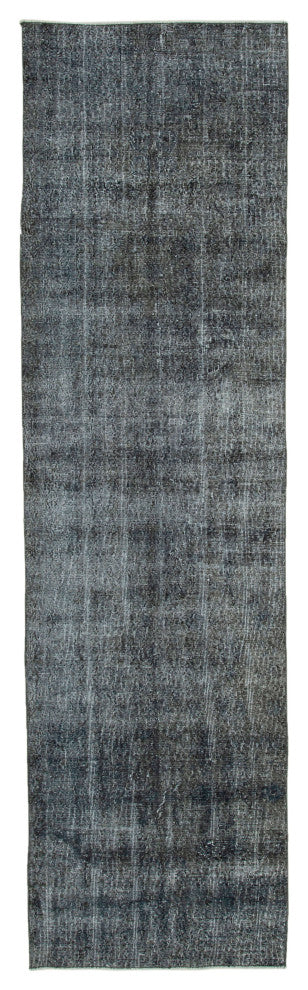 Rug N Carpet - Hand-knotted Oriental 2' 11" x 10' 5" Over-dyed Floor Runner Rug