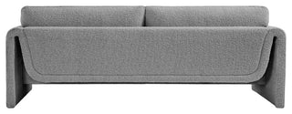 Stylus Boucle Fabric Upholstered Sofa, Grey