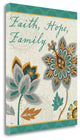 "Decorative Nature V Turquoise And Cream" By Pela Studio, Gallery Wrap Canvas