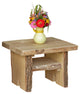 Live Edge Locust Sunrise Thicket Side Table, Unfinished