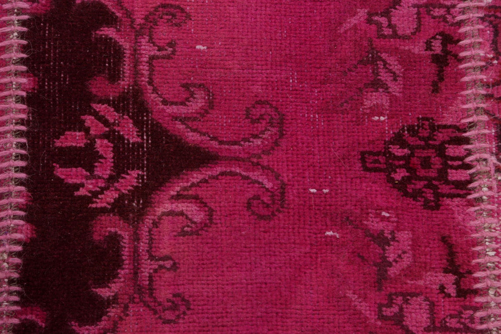 Patchwork Oriental Living Room Area Rug Hand-tufted Wool Carpet 8x11
