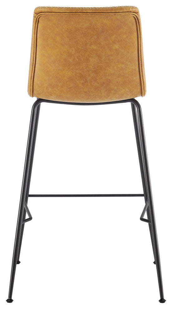 Jayden PU Counter Stool, Vintage Cedar