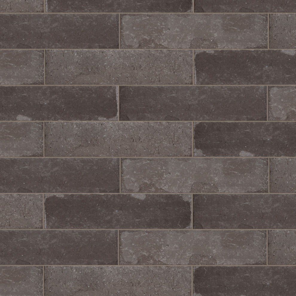Brickyard Porcelain Floor and Wall Tile, Olive