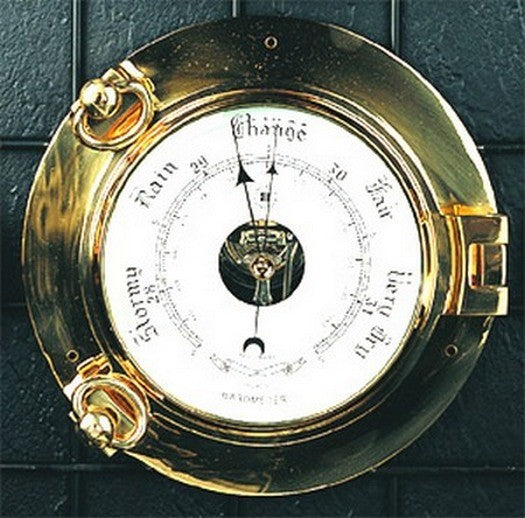 Brass Porthole Barometer