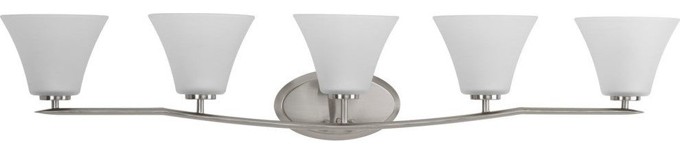 Bravo Collection 5-Light Bath Light, Brushed Nickel