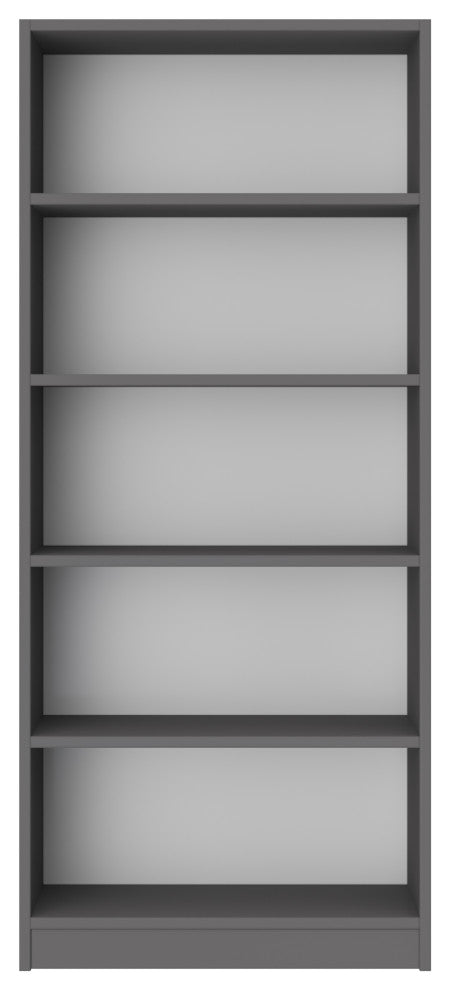 ALISTA Bookcase, Slate Grey/White