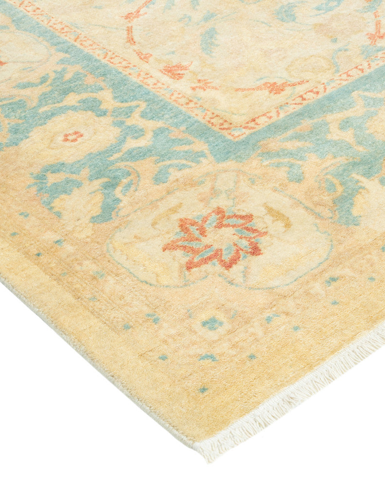 Adelaide, One-of-a-Kind Hand-Knotted Area Rug Ivory, 6'4"x8'8"